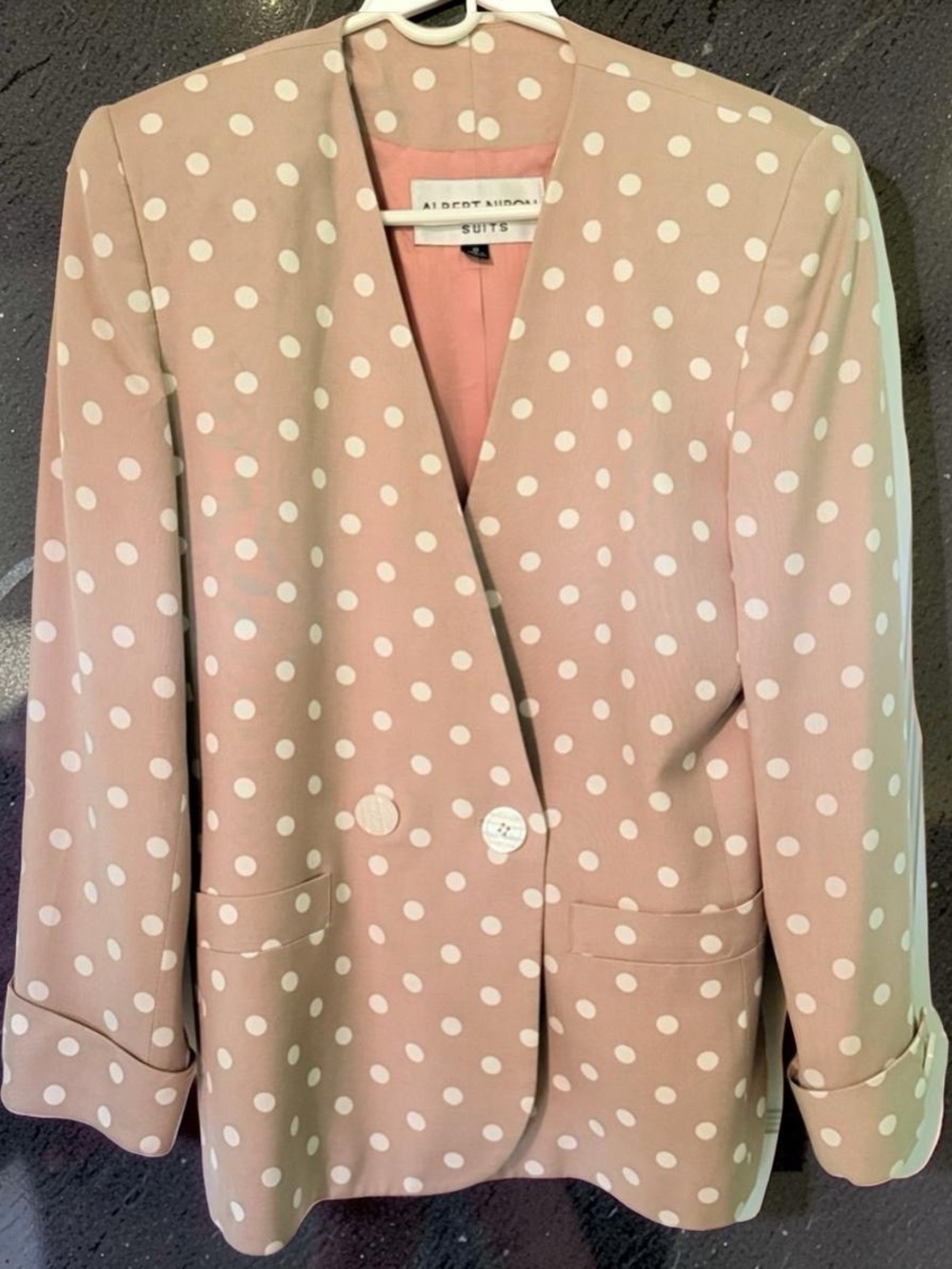 Vintage 1980s Polka Dot Blazer